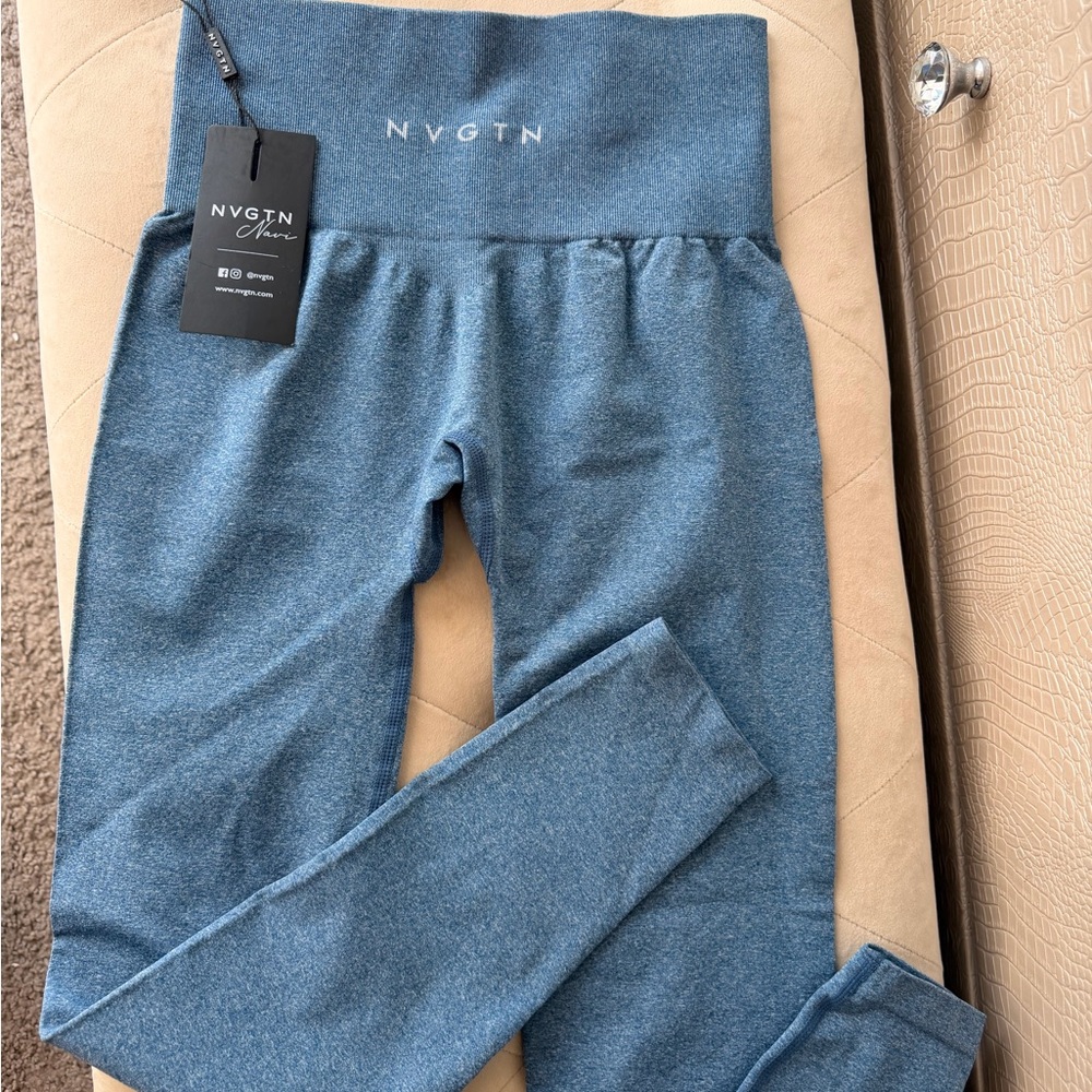 NVGTN Heather Blue Leggings